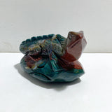 Large Ocean Jasper Lizard Carving
