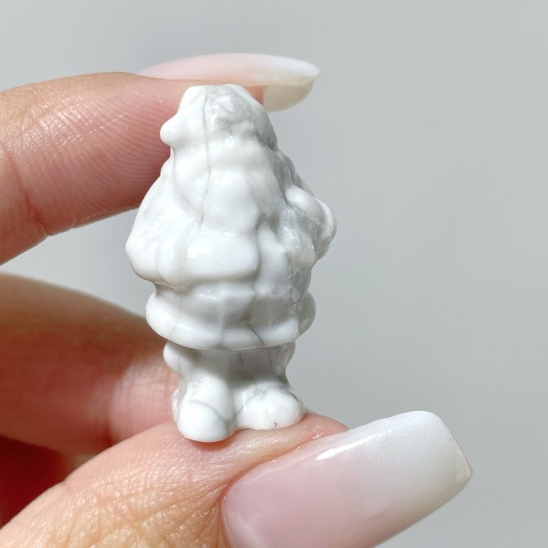 1in Howlite Santa Claus Christmas Carving Wholesale - Wholesale Crystals