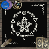 2 Moon Phase Starry Sky Tarot Tablecloth - Wholesale Crystals