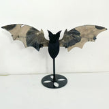 2 Pairs Volcano Agate Bat Wing With Stand (UV - Reactive) - Wholesale Crystals