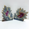 2 Pieces Beautiful Geode Druzy Agate Nine-tailed Fox Carving 5 -Wholesale Crystals