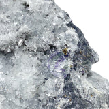 2 Pieces Black Clear Quartz Cluster Mixed Pyrite - Wholesale Crystals