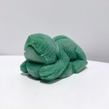 2 Pieces Green Aventurine Lizard Carving - Wholesale Crystals