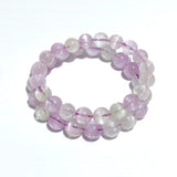 2 Pieces High Quality Clear Flash Purple Spodumene Kunzite Bracelets - Wholesale Crystals