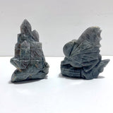 2 Pieces Labradorite Flying Dragon Castle Carving - Wholesale Crystals