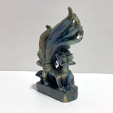 2 Pieces Labradorite Nine - tailed Fox Carving - Wholesale Crystals