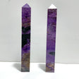 2 Pieces Large Charoite Tower Point For Collection - Wholesale Crystals
