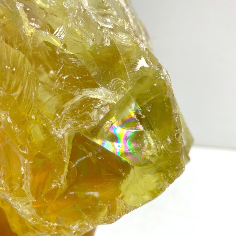 2 Pieces Large Citrine Raw Stone Specimen With Beautiful Rainbow 8 - Wholesale Crystals