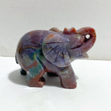 2 Pieces Large Ocean Jasper Elephant Crystal Carving -Wholesale Crystals