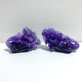 2 Pieces Purple Fluorite Chinese Cabbage Carving 4 - Wholesale Crystals