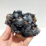 2 Pieces Raw Specularite Crystal Specimen Specular Hematite Specimen For Collection - Wholesale Crystals