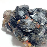 2 Pieces Raw Specularite Crystal Specimen Specular Hematite Specimen For Collection - Wholesale Crystals