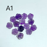 2 Styles Amethyst Rose Flower Carving Wholesale - Wholesale Crystals