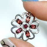 2 Styles Garnet Flower Pendant Wholesale - Wholesale Crystals