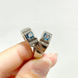 2 Types Heat Treatment Blue Topaz Ring Wholesale - Wholesale Crystals