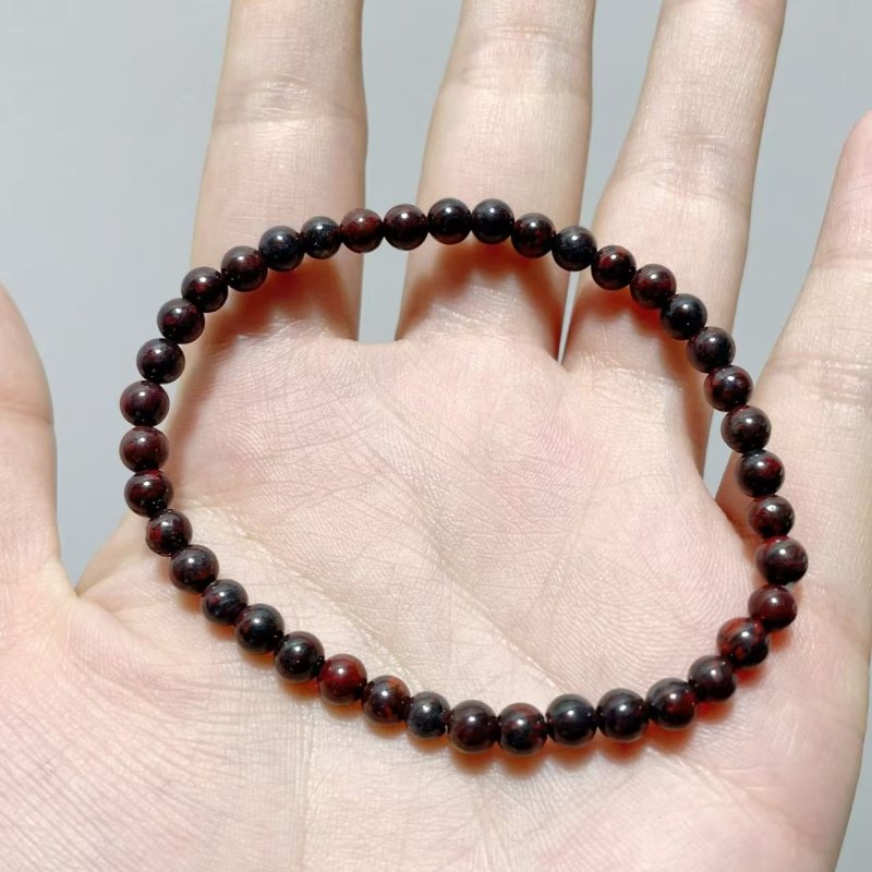 2 Types Mini Beads Bracelet Hematite Red Tiger Eye Wholesale - Wholesale Crystals