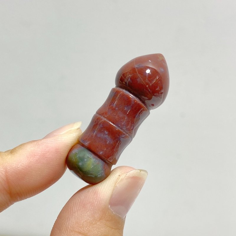 2 Types Penis Carving Wholesale Ocean Jasper Rhodonite -Wholesale Crystals