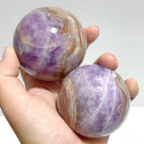 20 Pieces Amethyst Mixed Striped Agate Crystal Spheres - Wholesale Crystals