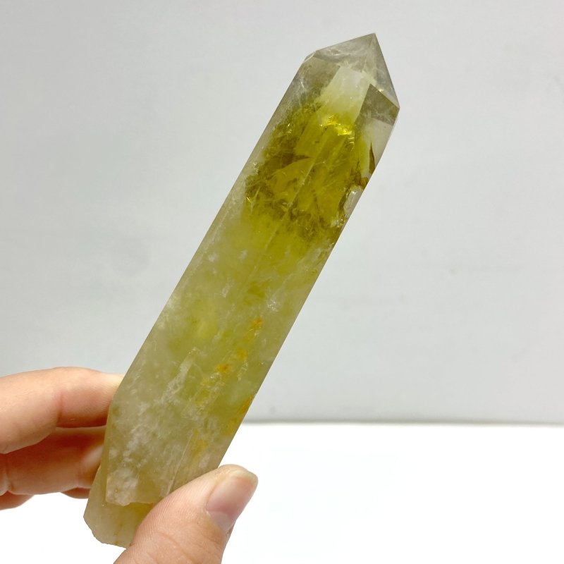 20 Pieces Citrine Tower Points Raw Bottom - Wholesale Crystals