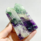 20 Pieces Feather Fluorite Four - sided Tower Points - Wholesale Crystals