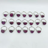 20 Pieces High Quality Ruby Zoisite Heart Shape Ring -Wholesale Crystals