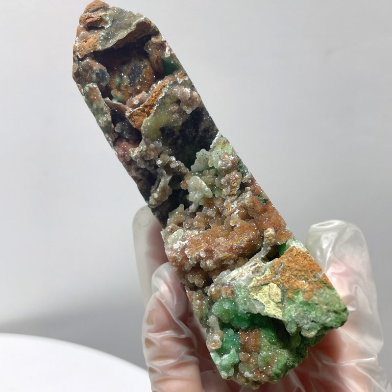 20 Pieces Indonesia Turquoise Druzy Geode Tower Points - Wholesale Crystals