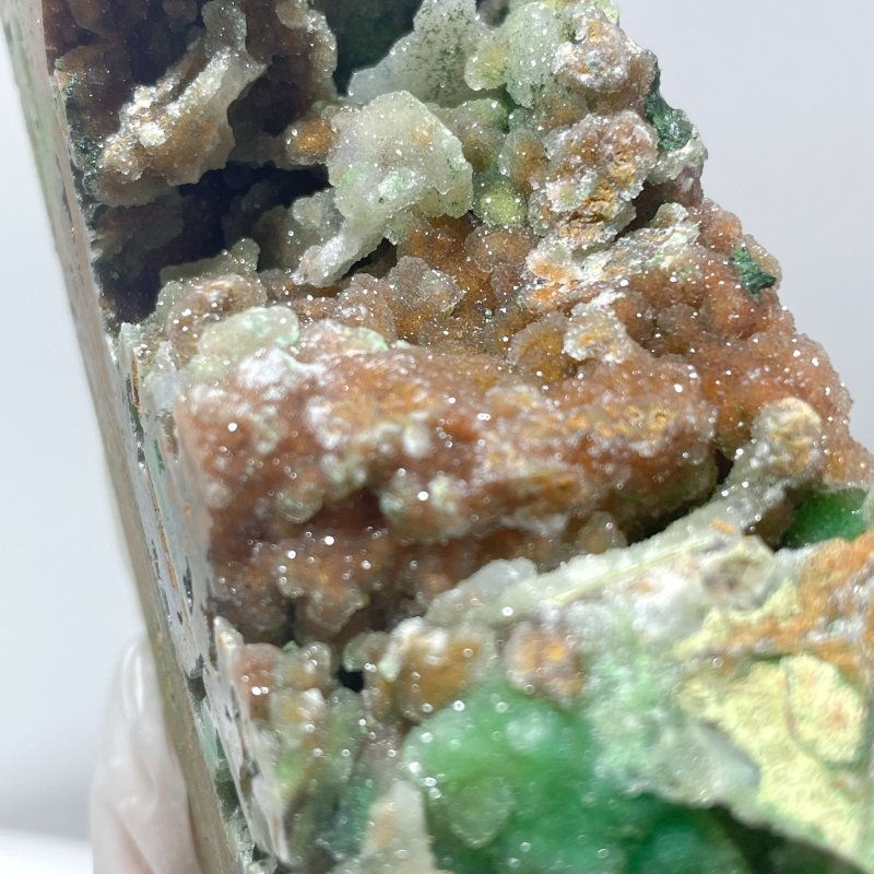 20 Pieces Indonesia Turquoise Druzy Geode Tower Points - Wholesale Crystals