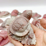 20 Pieces Pink Opal Sea Animals Carving Wholesale - Wholesale Crystals