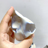 21 Pieces Black Orca Agate Flame Carving 2 - Wholesale Crystals