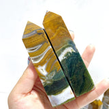 21 Pieces Ocean Jasper Four - sided Point 2 - Wholesale Crystals
