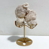 4 Pieces Raw Stilbite Specimen With Stand #5