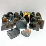 22 Pieces Beautiful High Quality Polished Labradorite Free Form - Wholesale Crystals