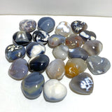 22 Pieces Black Orca Agate Heart 1 - Wholesale Crystals