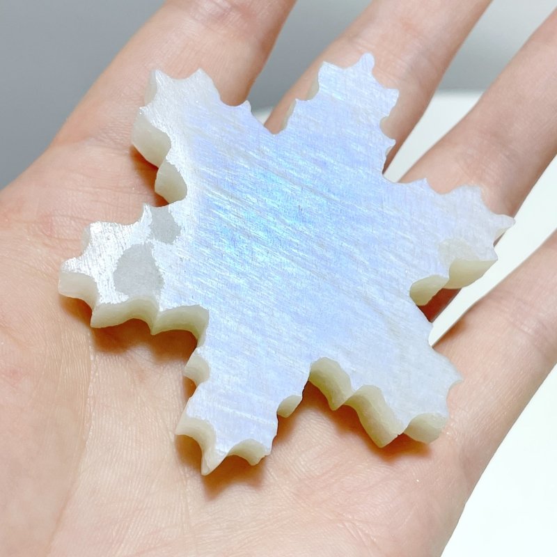 22 Pieces Moonstone Snowflake Closeout (Defect) - Wholesale Crystals