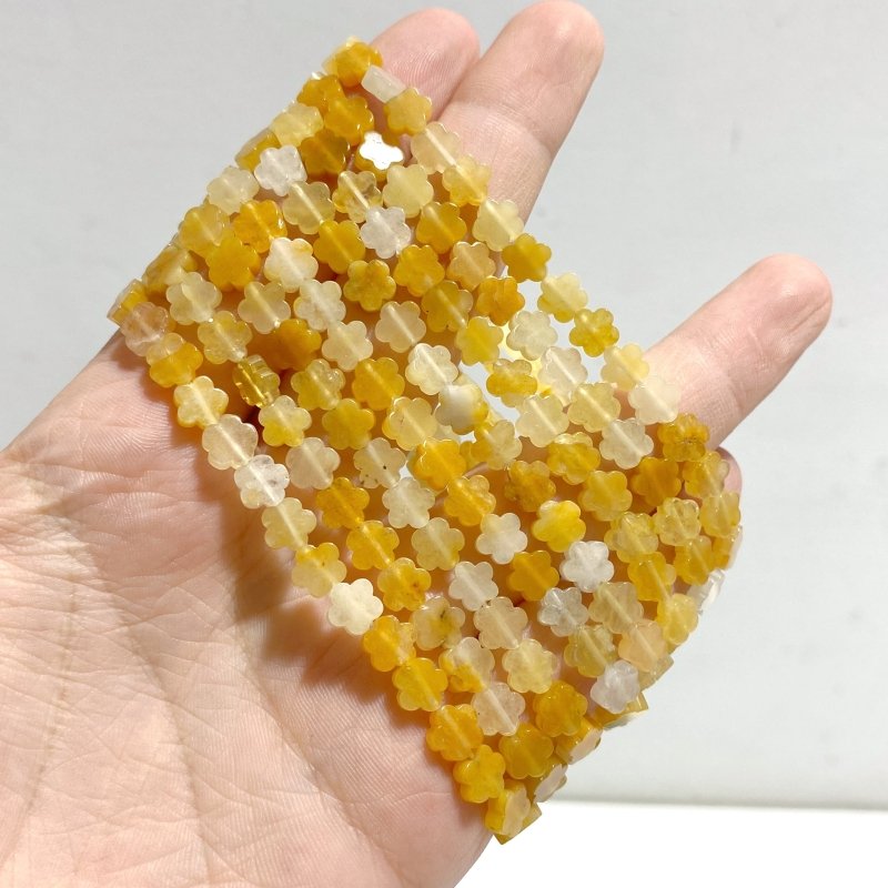 22 Types Flower Shape Bracelets Wholesale Green Aventurine Amazonite Moss Agate -Wholesale Crystals