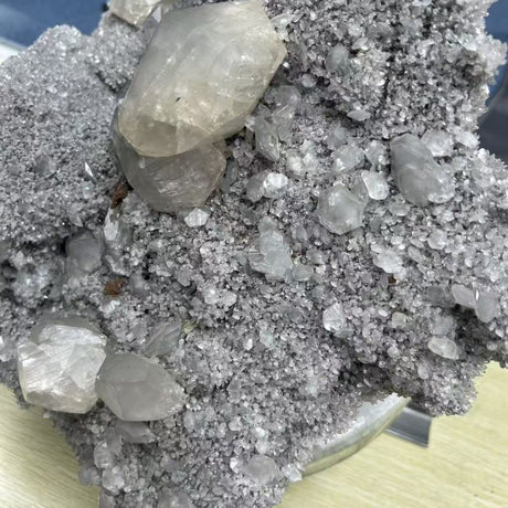 22.5KG Clear Quartz Cluster Mixed Apophyllite Pyrite Mineral Specimen (Sea Freight Only) -Wholesale Crystals