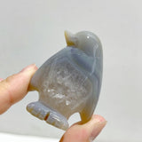23 Pieces Geode Druzy Agate Penguin Carving -Wholesale Crystals