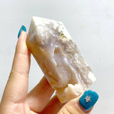 23 Pieces Geode Sakura Flower Agate Tower Points - Wholesale Crystals