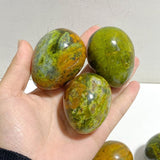 23 Pieces Green Opal Eggs (Defect) -Wholesale Crystals