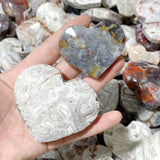 231 Pieces Moroccan Agate Heart (Sea Freight Only) -Wholesale Crystals