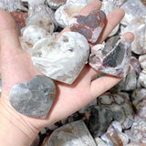 231 Pieces Moroccan Agate Heart (Sea Freight Only) -Wholesale Crystals