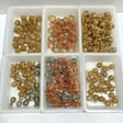239 Pieces Hollowed Locket Openable Pendants For DIY Crystal Charms Closeout -Wholesale Crystals