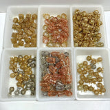 239 Pieces Hollowed Locket Openable Pendants For DIY Crystal Charms Closeout -Wholesale Crystals