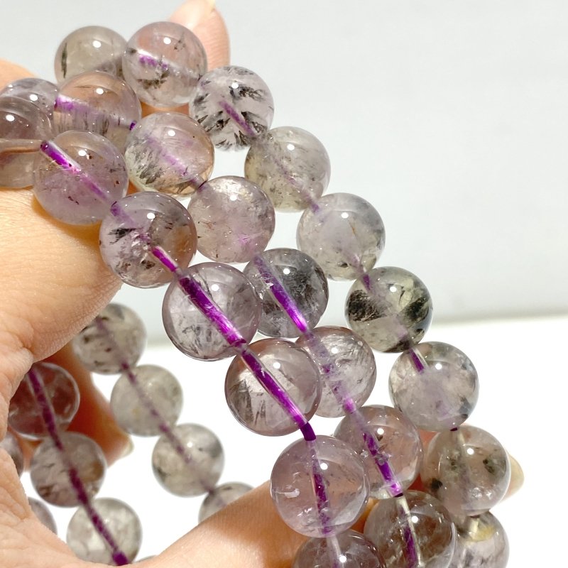 24 Pieces Amethyst Mixed Pyrite Bracelets - Wholesale Crystals