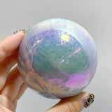 24 Pieces Aura Blue Calcite Spheres -Wholesale Crystals