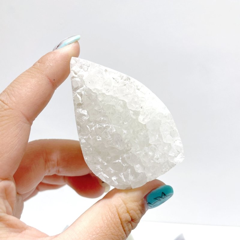 24 Pieces Blue Chalcedony Arrow Head Shape - Wholesale Crystals