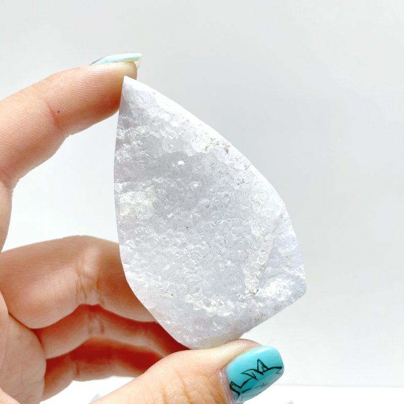 24 Pieces Blue Chalcedony Arrow Head Shape - Wholesale Crystals