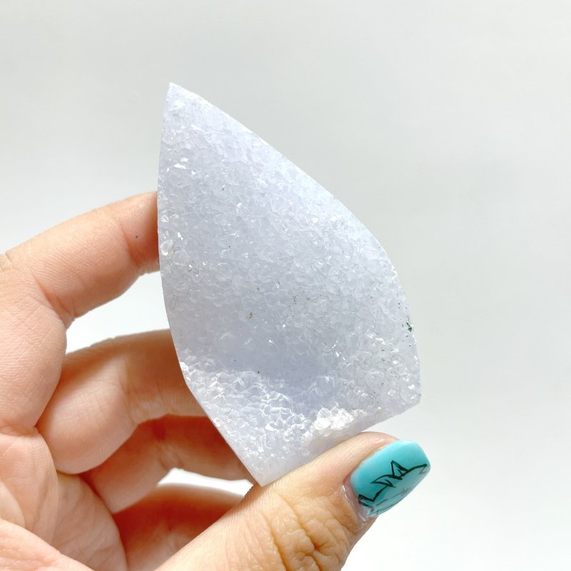 24 Pieces Blue Chalcedony Arrow Head Shape - Wholesale Crystals