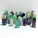 24 Pieces Feather Fluorite Four-sided Points -Wholesale Crystals