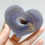 24 Pieces Geode Druzy Agate Heart -Wholesale Crystals